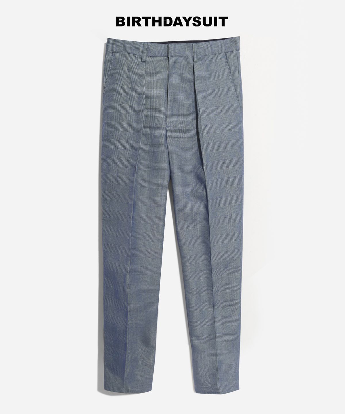 벌스데이수트(BIRTHDAYSUIT) WEEKEND PANTS (BLUE X GREEN CHECK)