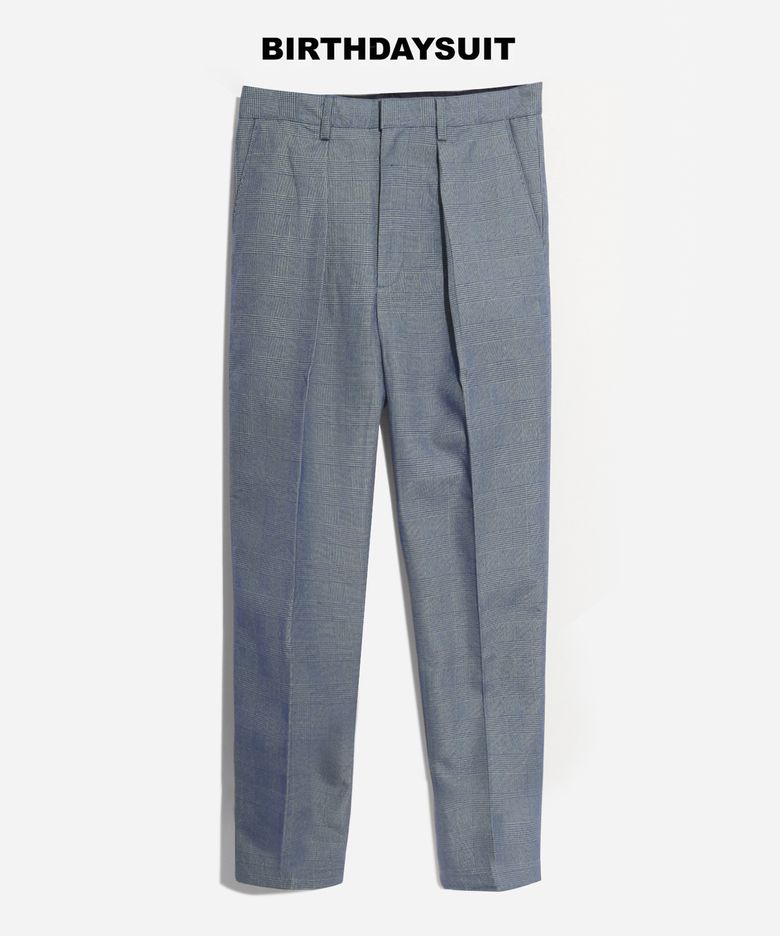 WEEKEND PANTS (BLUE X GREEN CHECK)
