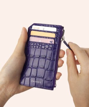 PLATTE CROC zipper wallet 7 color