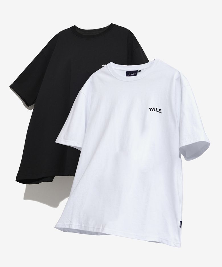 [16수 코마사] 2PACK 스몰아치 반팔티셔츠 화이트/블랙
