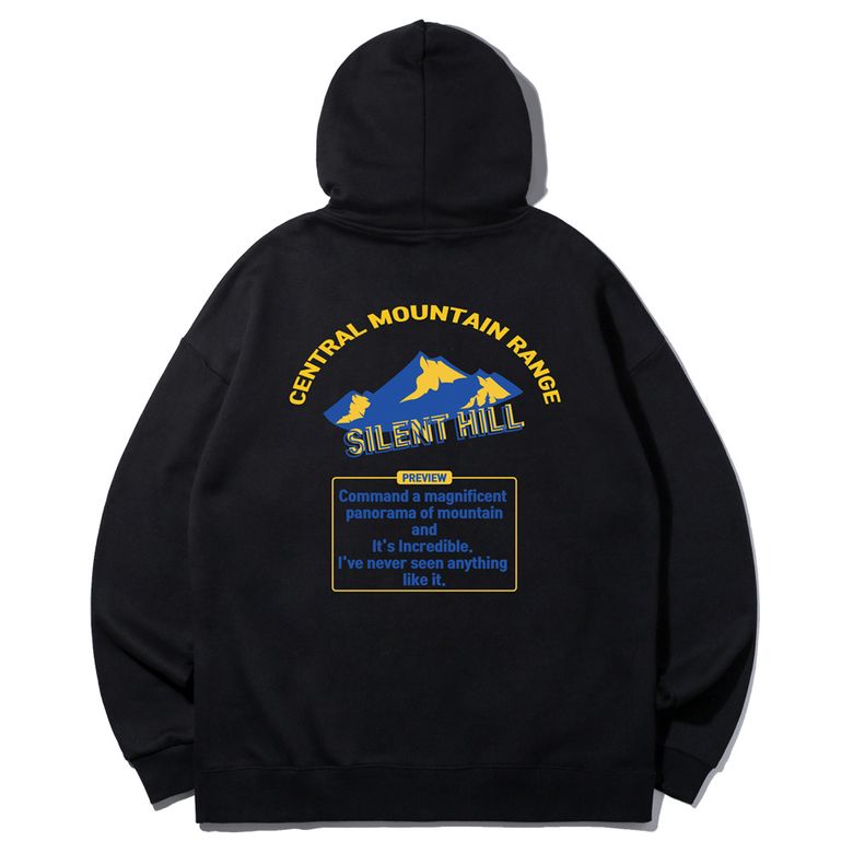 사일런트 힐 오버핏 후드티 AVH864 (2 Color)