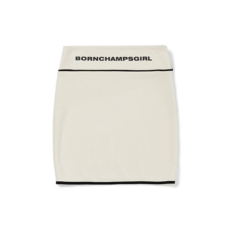 BCG 베이직 밴딩 스커트 BG22SB01IV
