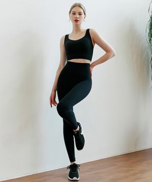 [SWL22003-01] 플렉스 에어 레깅스 아크블랙