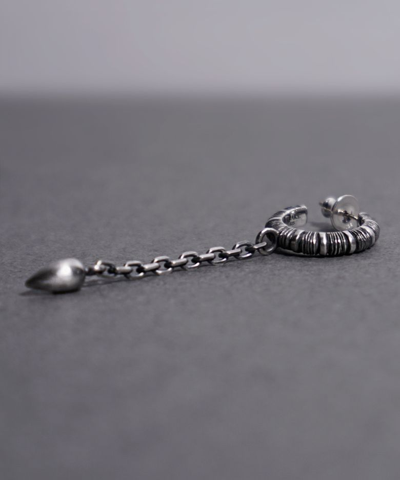 [DEVOURED] CHAIN ST HOOP EARRING