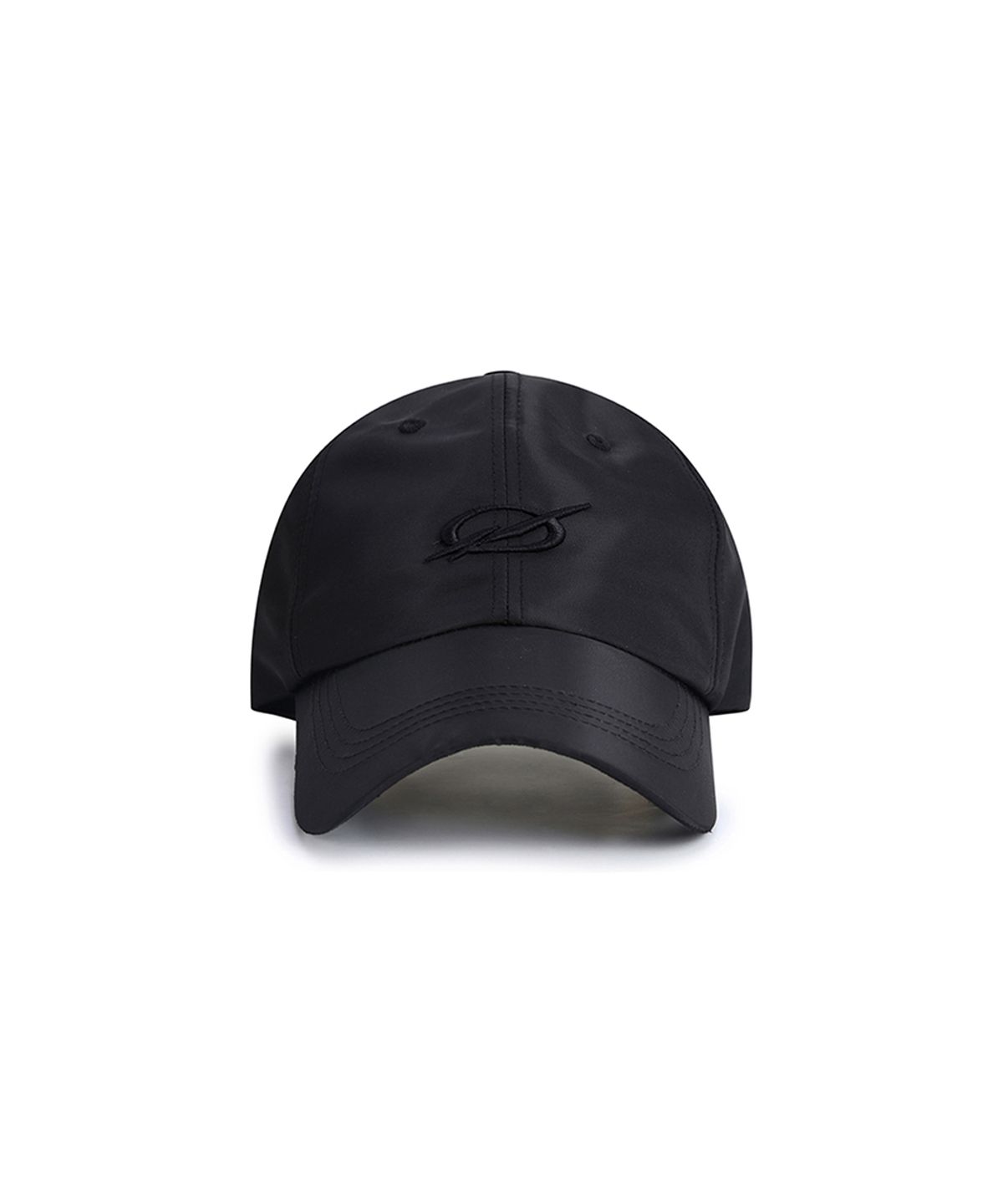 51퍼센트(51PERCENT) SHINY LOGO EMBROIDERY CAP - BLACK