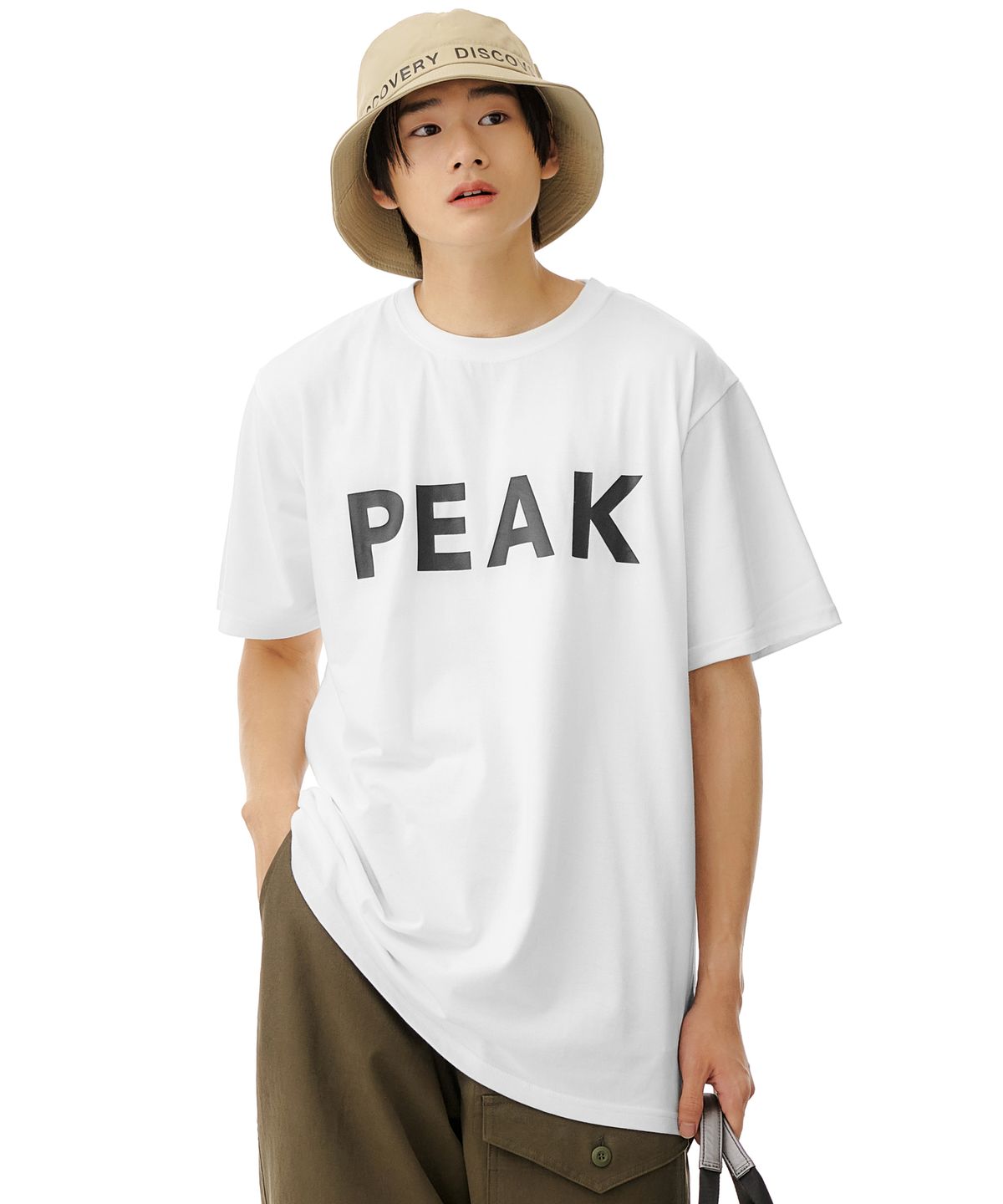 스노우피크(SNOWPEAK) 리플렉티브 프린티드 티셔츠 SP - 화이트 / TS-22SU101WH
