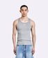 Irregular Logo embroidery Logo Sleeveless - GREY