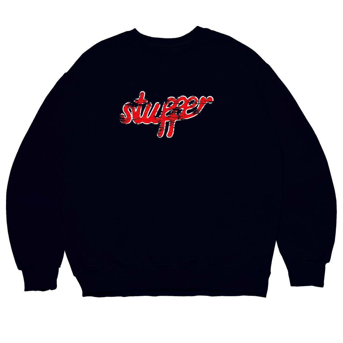 스터퍼(STUFFER) stuffer red point vintage logo Sweatshirts