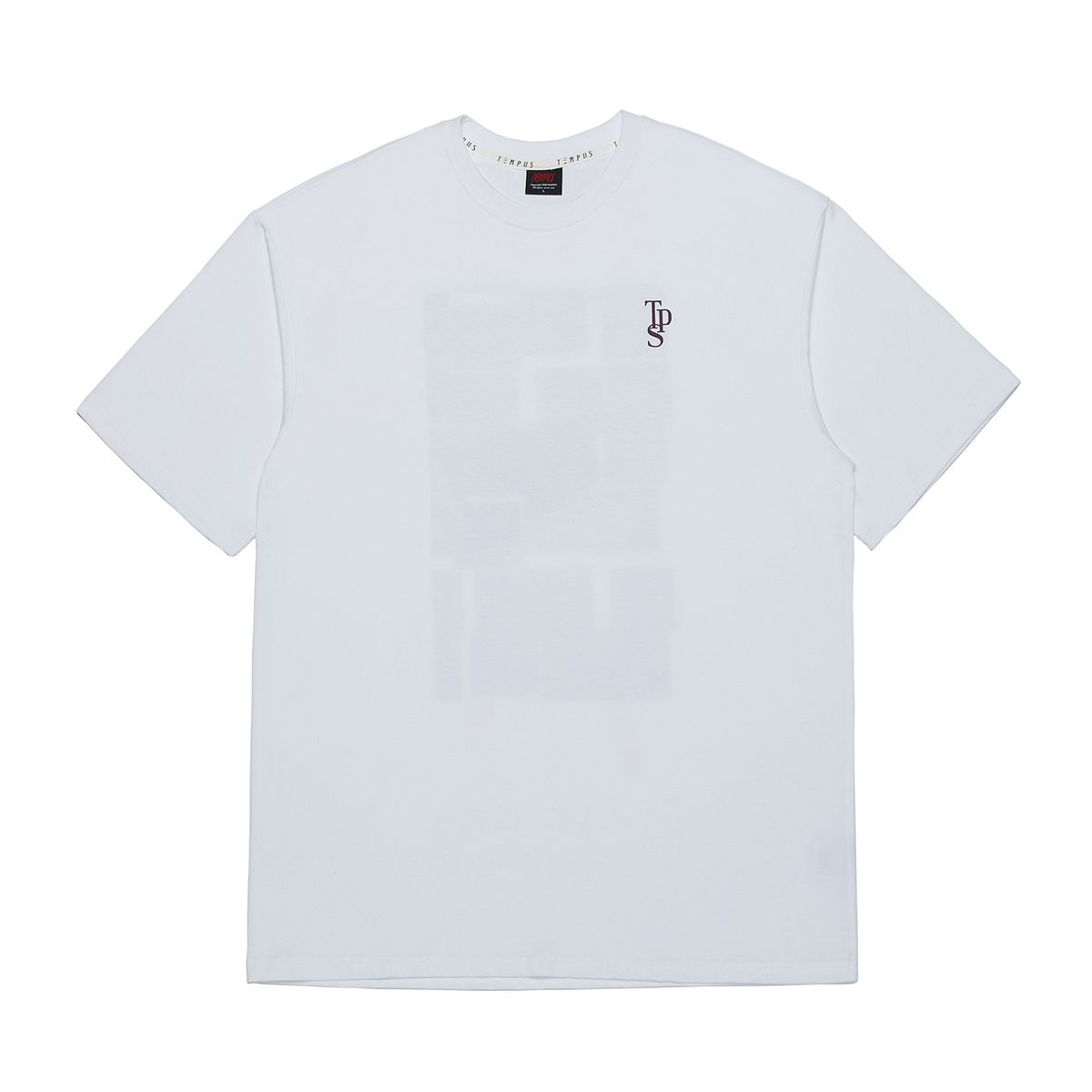 템푸스스튜디오(TEMPUS STUDIO) PURPLE PUZZLE T-SHIRTS [WHITE]