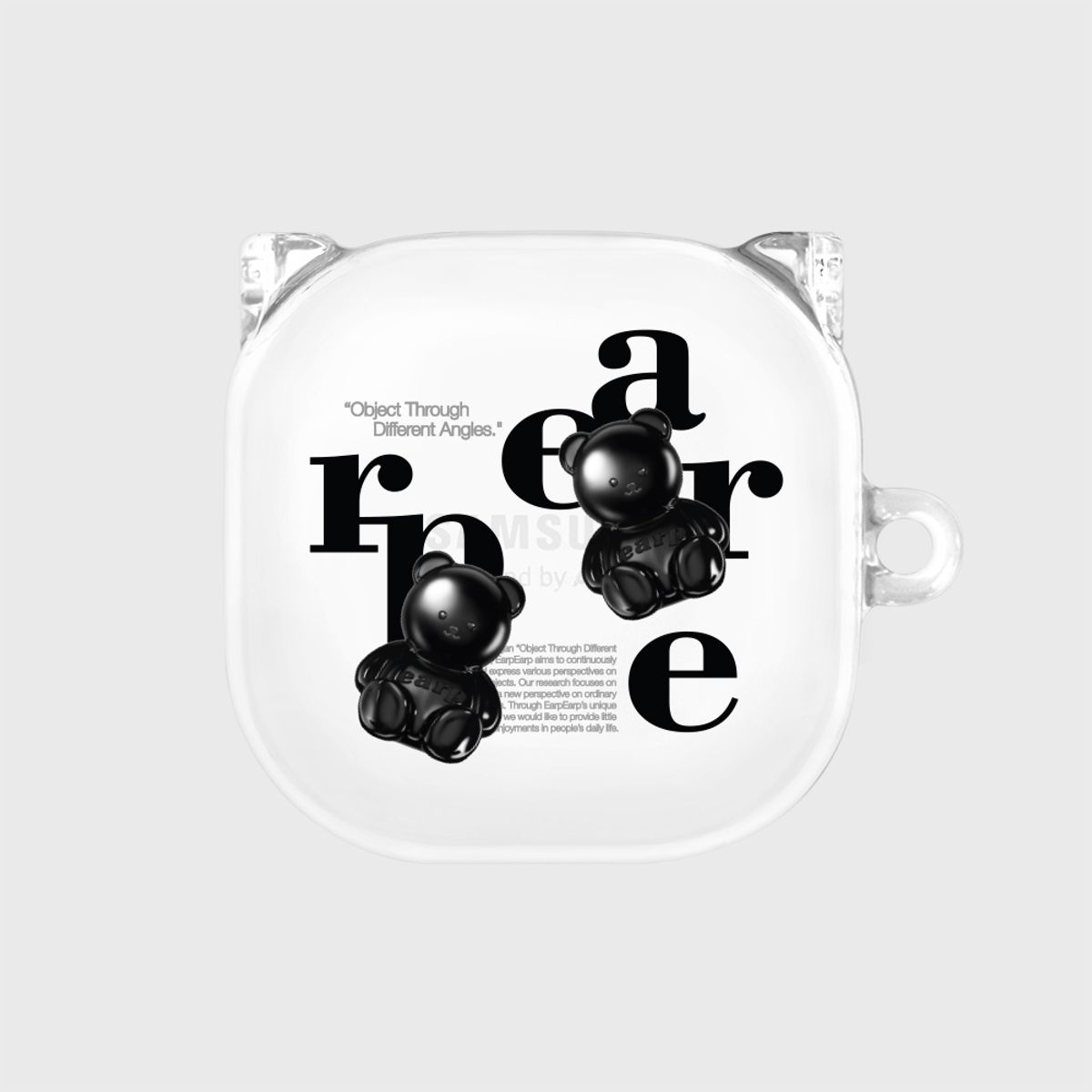 어프어프(EARPEARP) BLACK COVY OBJECT(버즈-클리어하드)