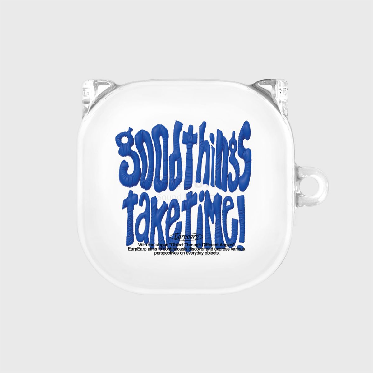 어프어프(EARPEARP) GOOD THINGS TAKE TIME-BLUE(버즈-클리어하드)