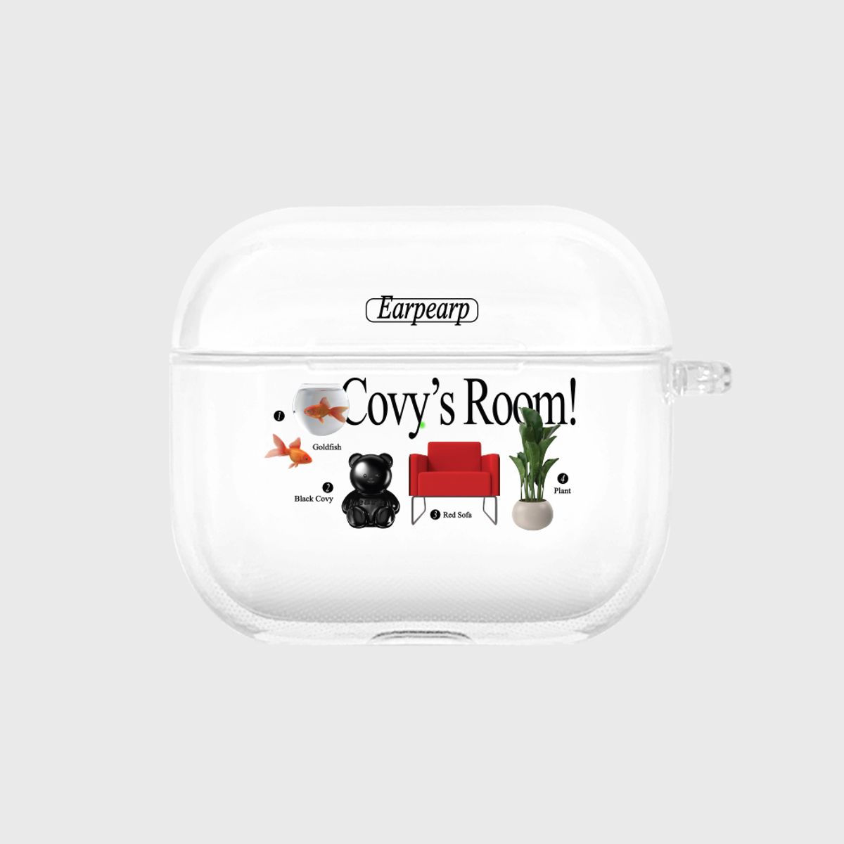 어프어프(EARPEARP) COVY ROOM OBJECT(에어팟3-클리어하드)