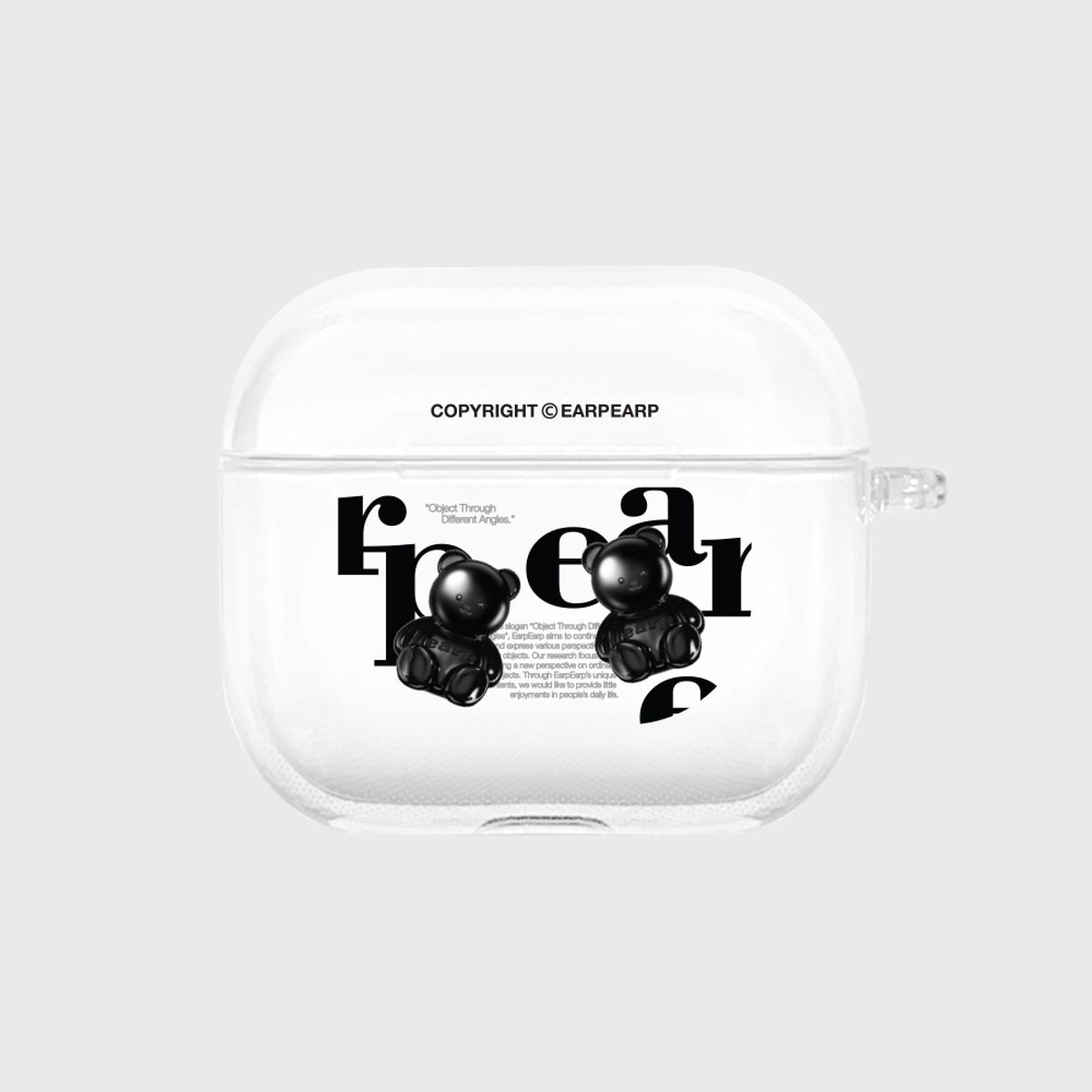 어프어프(EARPEARP) BLACK COVY OBJECT(에어팟3-클리어하드)