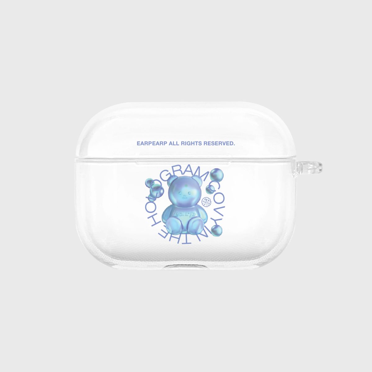 어프어프(EARPEARP) [프로3 추가]COVY BUBBLE WORLD-BLUE(에어팟프로-클리어하드)