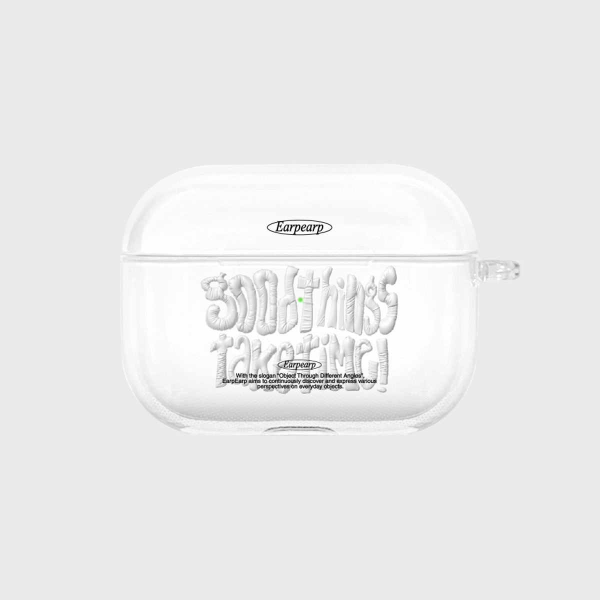어프어프(EARPEARP) [프로3 추가]GOOD THINGS TAKE TIME(에어팟프로-클리어하드)