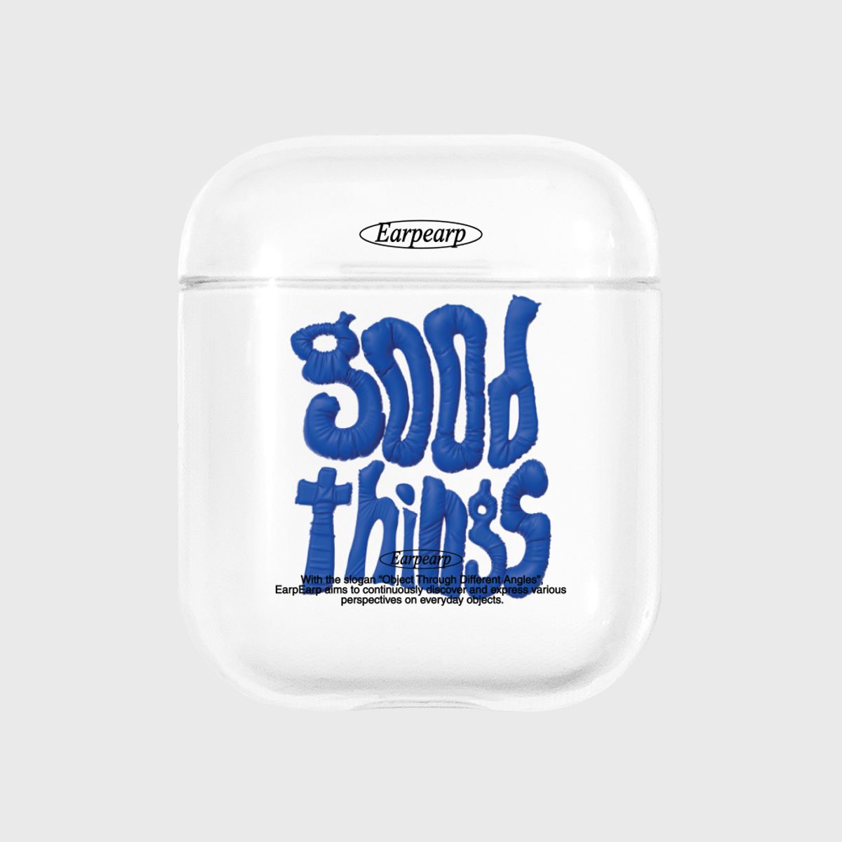 어프어프(EARPEARP) GOOD THINGS TAKE TIME-BLUE(에어팟-클리어)