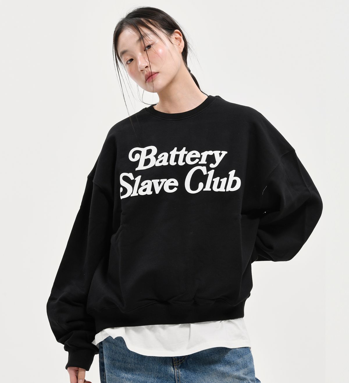 엑스트라오디너리(EXTRAORDINARY) B.S.C OVER FIT CREW