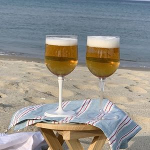 르피크닉 휴대용 피크닉 비어& 와인잔 3color 캠핑 선물용