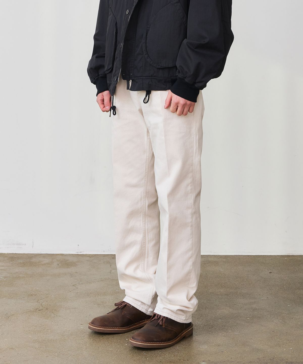 덴메이드(DENMADE) DEN0653 crease chino pants(natural cream)