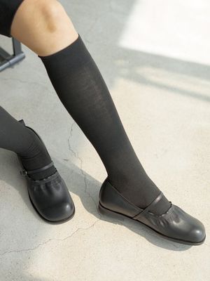 BLP21308 PEBBLE BALLET LOAFER / 3COLORS