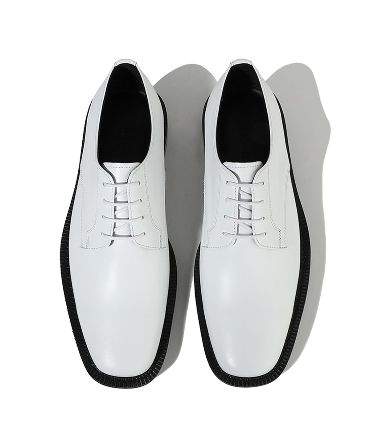 피렌체 아뜨리에(FIRENZE ATELIER) [비브람] 와이드웰트 미니멀 스퀘어토 더비 8410 [CREAM WHITE]