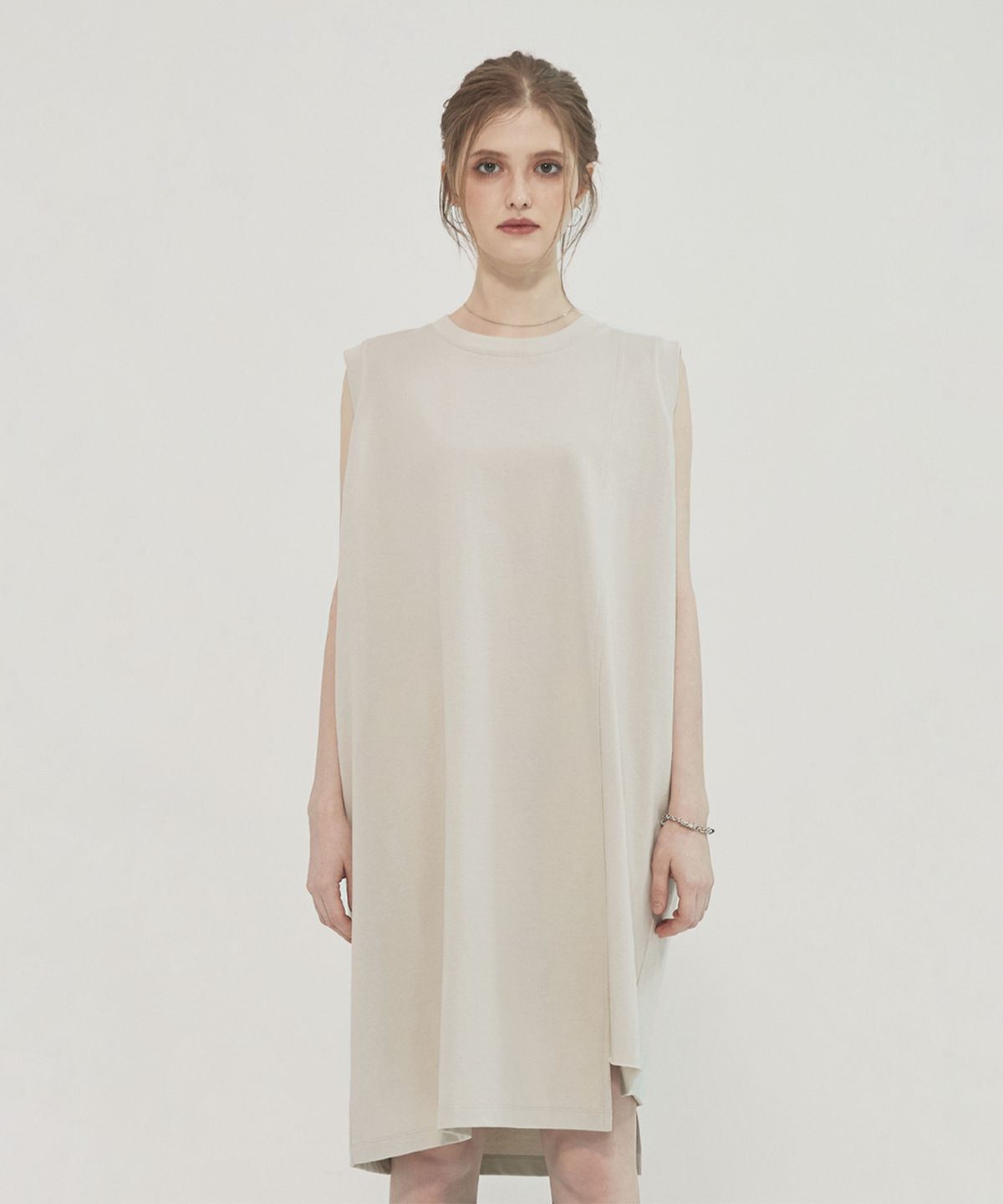 모노포비아(MONOPHOBIA) MONOPHOBIA FRIEZE DRESS IVORY