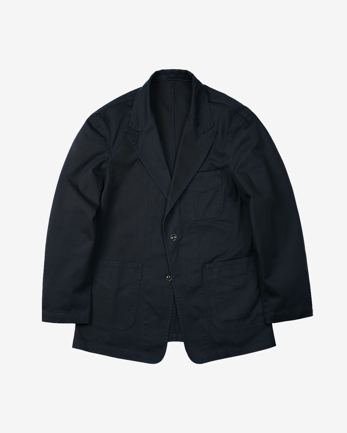 솔티(SORTIE) Tura Cotton Washed Jacket (Navy)