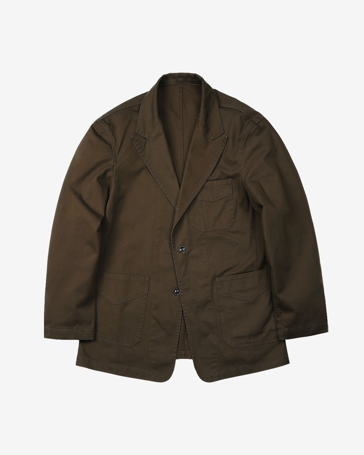 솔티(SORTIE) Tura Cotton Washed Jacket (Brown)