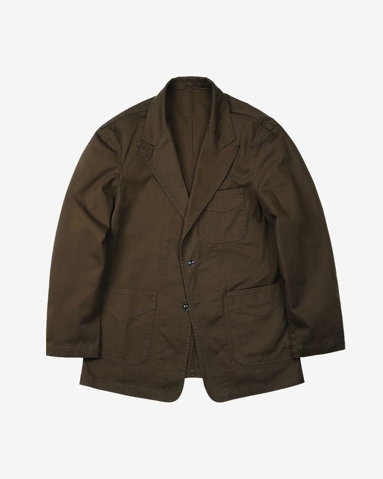 Tura Cotton Washed Jacket (Brown)