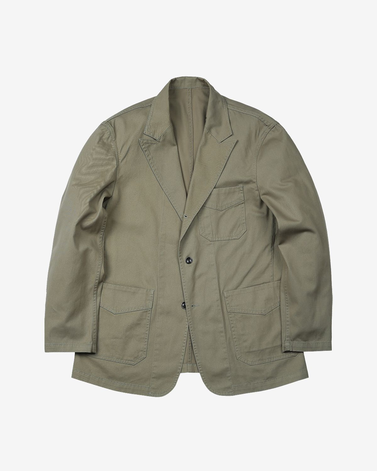 솔티(SORTIE) Tura Cotton Washed Jacket (Light Khaki)