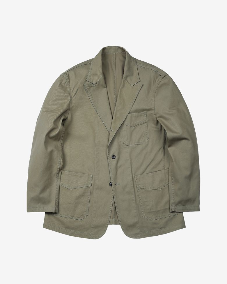Tura Cotton Washed Jacket (Light Khaki)
