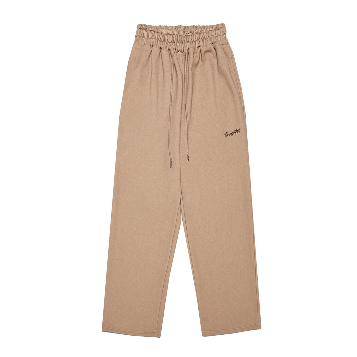 템푸스스튜디오(TEMPUS STUDIO) MINI LOGO STRAIGHT PANTS [BEIGE]