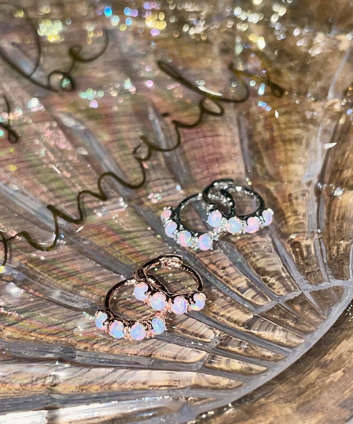 펄시(PERSY) OPAL ONETOUCH MINI EARRING