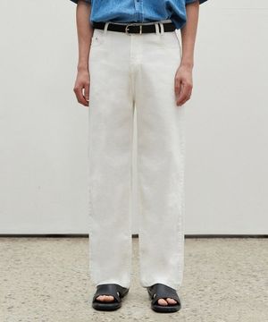 [여름원단]Semi Wide Jeans DCPT003Ivory