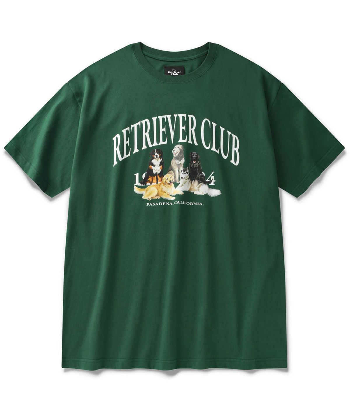 리트리버클럽(RETRIEVER CLUB) RETRIEVER FRIENDS SHORT SLEEVE [GREEN]