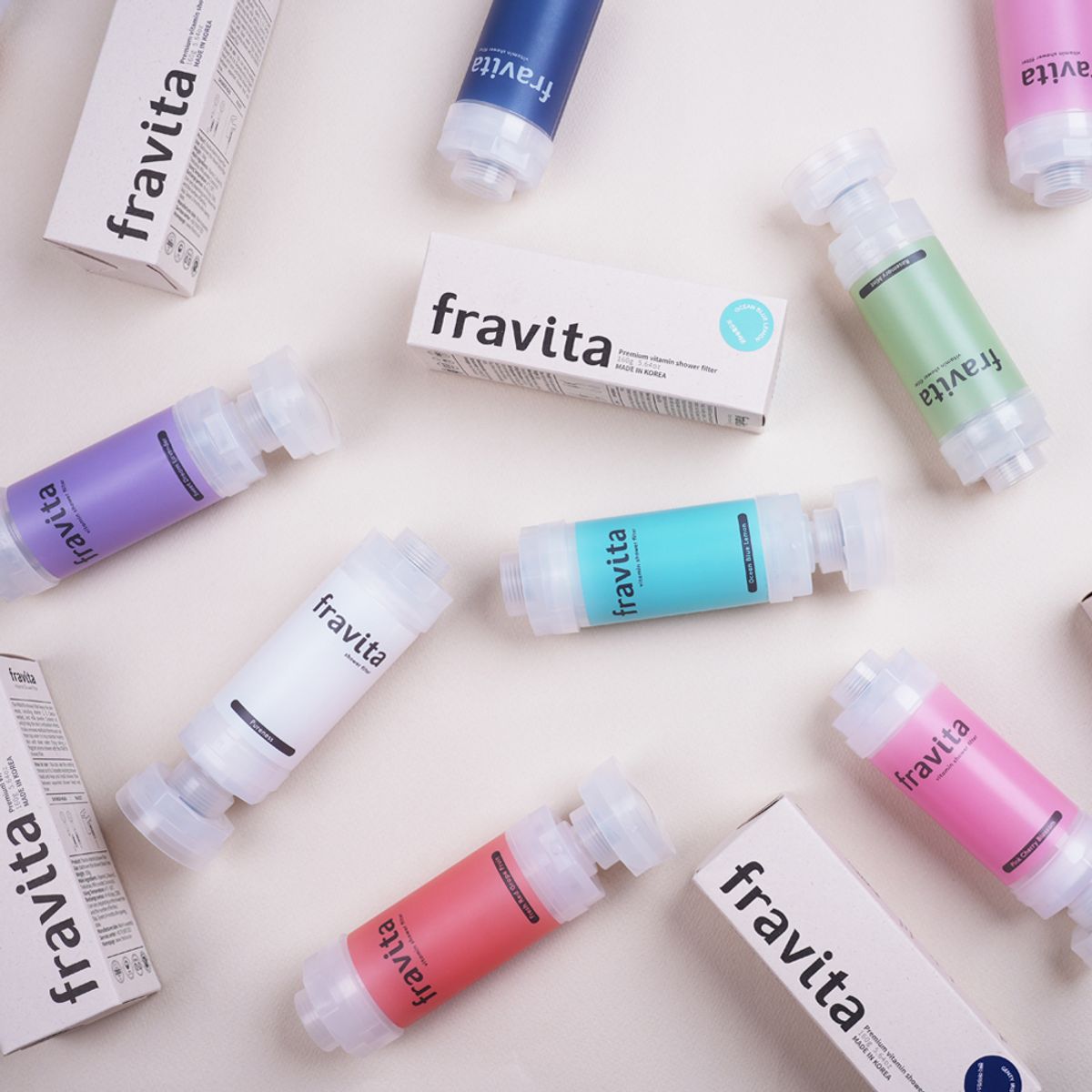 프레비타(FRAVITA) 비타민샤워필터 오션블루레몬 외 8종 1구매+1무료
