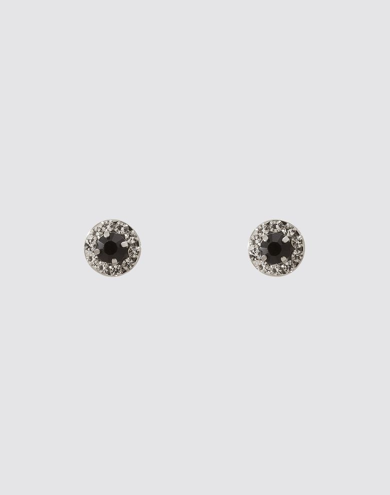 Black Dahlia crystal earring