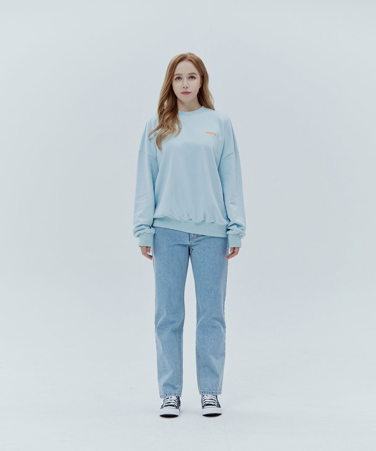 베스띠또(VESTITO) DIETRO LOGO GRANDE(뒷판 레이어 빅 로고 맨투맨)