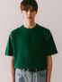 컬러 스티치 반팔티셔츠 그린