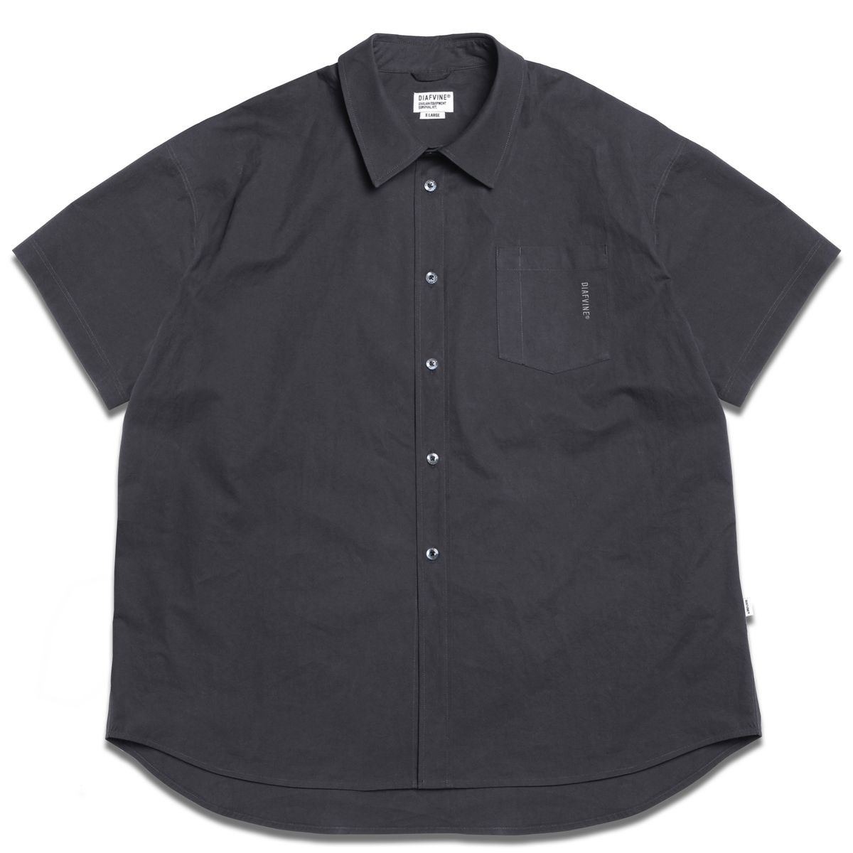 디아프바인(DIAFVINE) DV22STP.666 WASHED CT COMFORT FIT -Charcoal Gray-