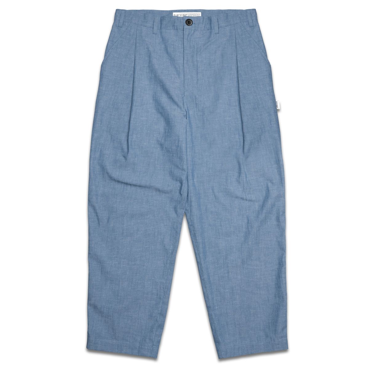디아프바인(DIAFVINE) DV22SPT.662 ONE TUCK WIDE FIT TROUSERS -Blue-
