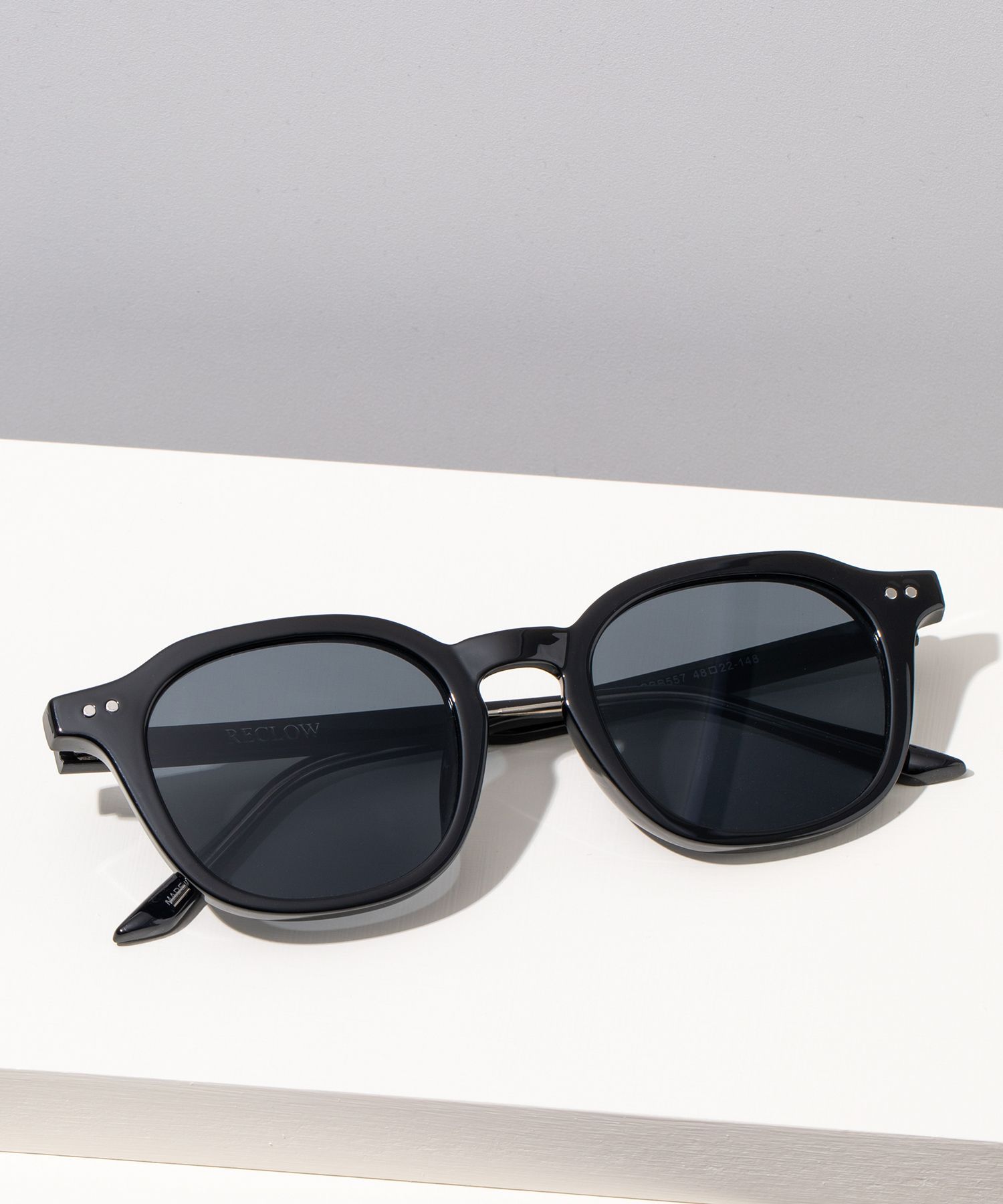 MUSINSA | RECLOW RC BB557 BLACK SUNGLASSES