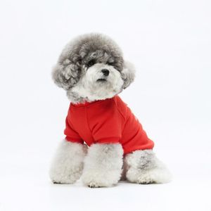 페인팅 도그 반팔티 - 레드