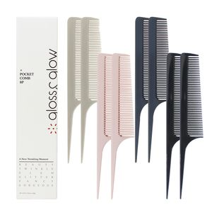 국내생산 포켓 미니 꼬리빗 8P