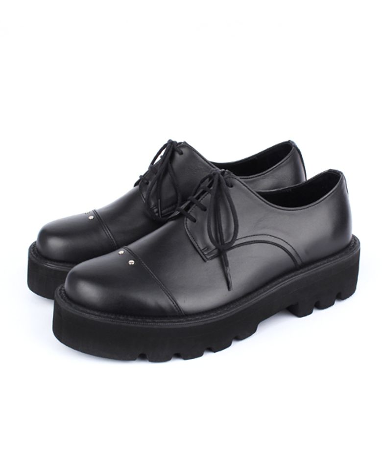 DVS HI-COMMANDO SOLE DERBY SHOES (silver rivet edition)