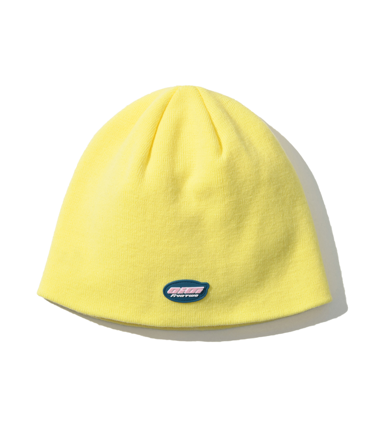 오아이오아이 컬렉션(OIOI COLLECTION) ELLIPSE LOGO KNIT BEANIE [YELLOW]