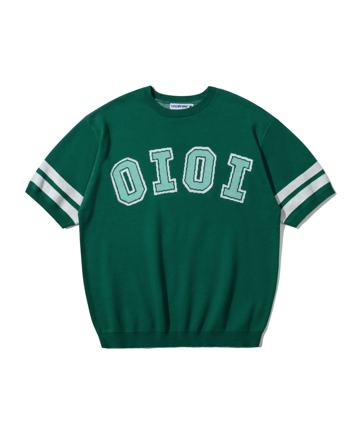 오아이오아이 컬렉션(OIOI COLLECTION) OG LOGO KNIT SWEATER [DEEP GREEN]