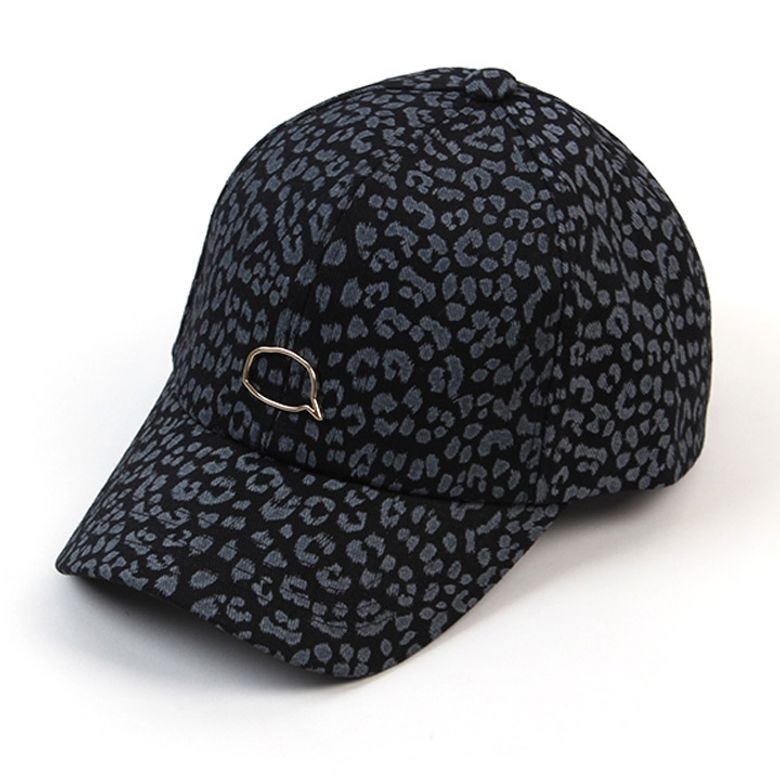 GD Bubble Leopard Black Ballcap 호피볼캡