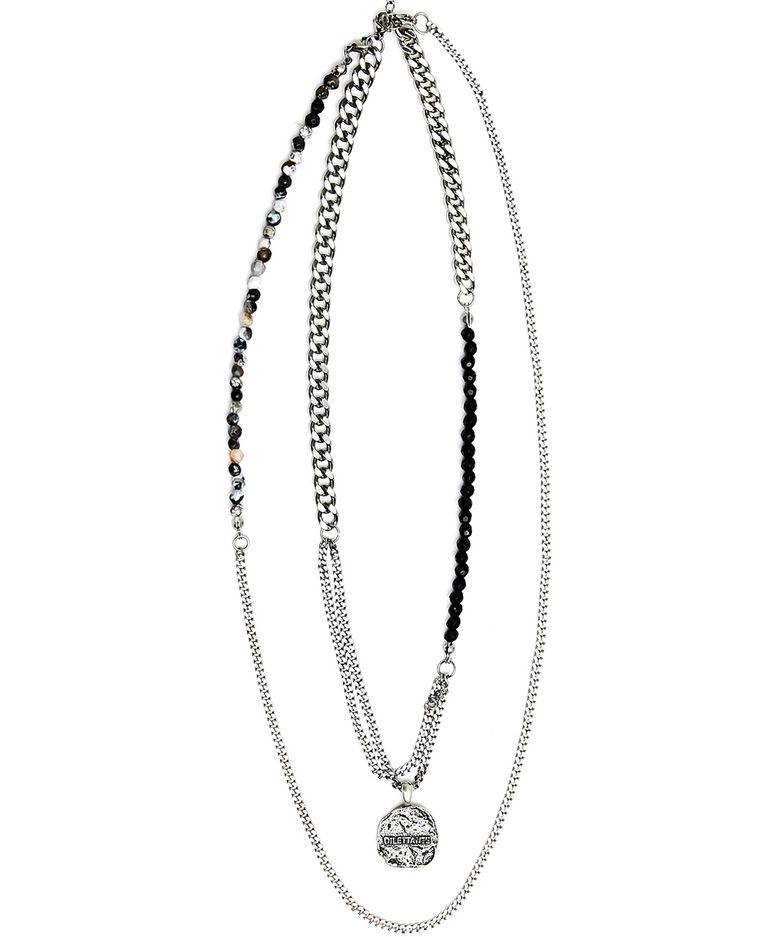 [SET] Handmade Layered OS Necklace (FL-721)