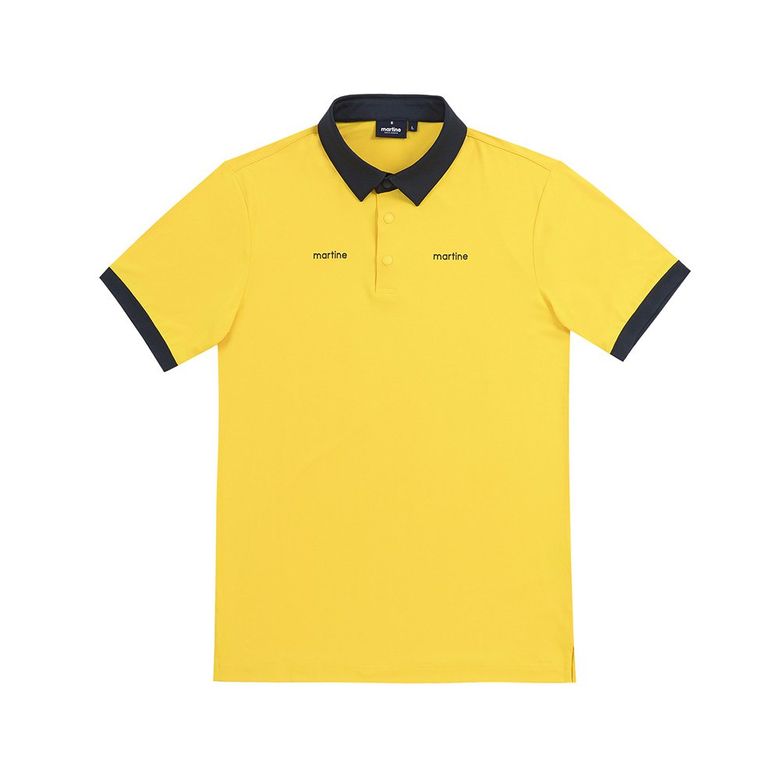 Dual Logo Shirts_Yellow (Men)
